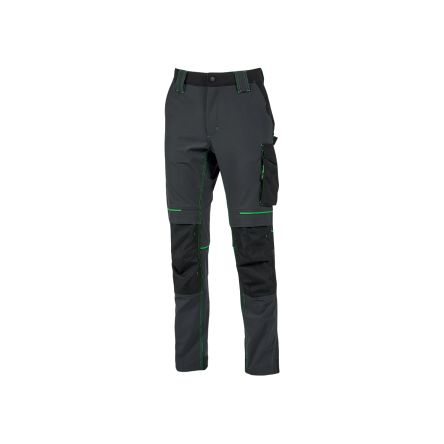 U Group Pantalones De Trabajo Para Hombre, Pierna 34plg, Rojo, Hidrófugo, 100 % Poliéster Performance 32 → 34plg 82