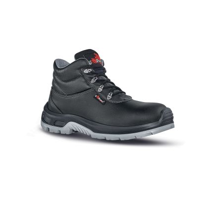 U Group White68 & Black Unisex Black, White Composite Toe Capped Safety Shoes, UK 6.5, EU 40