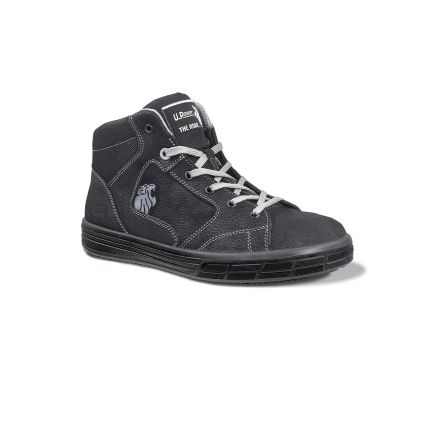 U Group The Roar Unisex Black Aluminium Toe Capped Safety Shoes, UK 5, EU 38