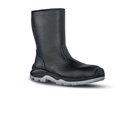 U Group Unisex Sicherheitsstiefel Schwarz, Mit Zehen-Schutzkappe, Größe 36 / UK 3