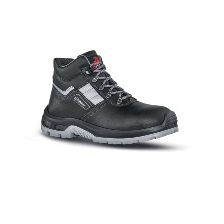 U Group Unisex Knöchel-Sicherheitsstiefel Schwarz, Mit Zehen-Schutzkappe, Größe 38 / UK 5