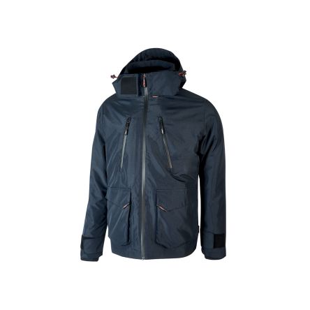 U Group Impact Unisex Parka, Wasserdicht Blau, Größe S