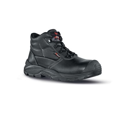 U Group Unisex Knöchel-Sicherheitsstiefel Schwarz, Mit Zehen-Schutzkappe, Größe 35 / UK 2