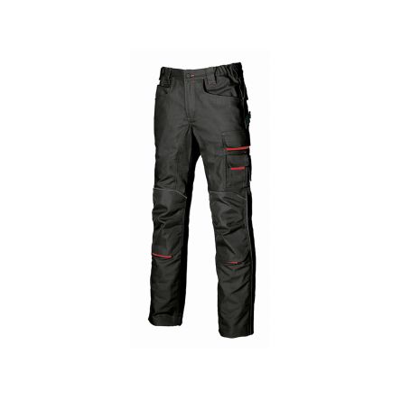 U Group Don't Worry Black Unisex's 40% Polyester, 60% Cotton Durable Trousers 31-32in, 78-82cm Waist