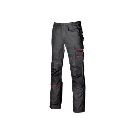 U Group Don't Worry Grey Unisex's 40% Polyester, 60% Cotton Durable Trousers 40-42in, 102-106cm Waist