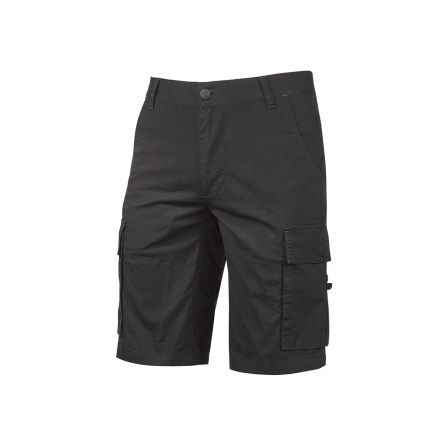 U Group Enjoy, Unisex Arbeitsshorts, 3 % Spandex, 97 % Baumwolle Schwarz