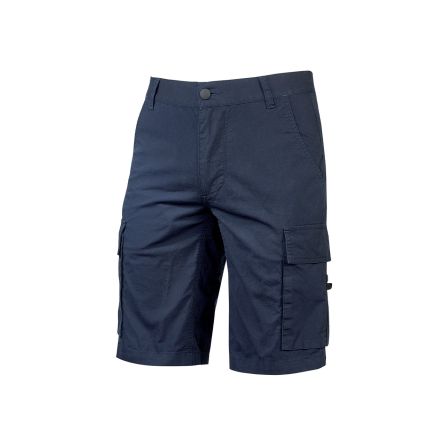 U Group Enjoy, Unisex Arbeitsshorts, 3 % Spandex, 97 % Baumwolle Blau