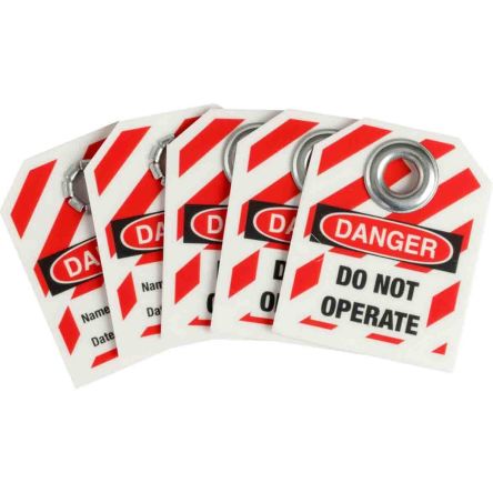 MINI SAFETY LOCK OUT TAGS