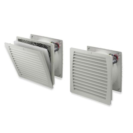 NVent SCHROFF EF Series Filter Fan, 230 V Ac, Ac Operation, 445m³/h Filtered, 640m³/h Unimpeded, IP54, 292 X 292mm