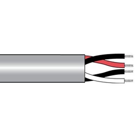 Alpha Wire 1131C Control Cable, 2 Cores, 0.75 Mm², Unscreened, 500ft, Grey PVC Sheath, 18 AWG