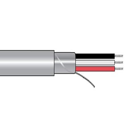 Alpha Wire M13222 Steuerkabel, 2-adrig X 0,25 Mm2 Grau, 100ft, 24 AWG