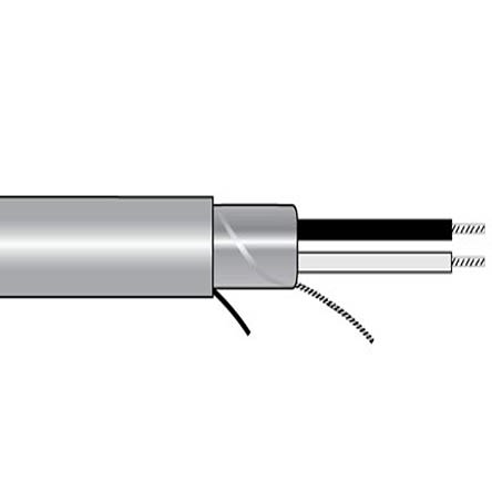Alpha Wire M14328 Steuerkabel, 2-adrig X 0,25 Mm2 Schwarz, 100ft, 24 AWG