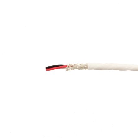 Alpha Wire Cavo Industriale Multipolare Schermato A 3 Cond. 0,35 Mm², 22 AWG, L. 100ft
