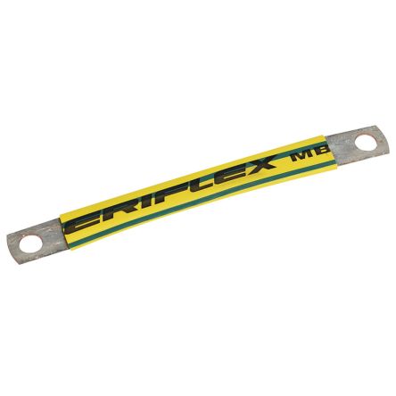 NVent ERIFLEX Tresse De Masse Longueur 200mm, 10 Mm2 Avec Cosse 6.5 Mm, 75 A