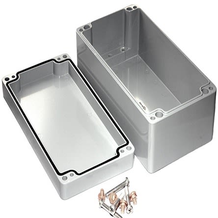 Hammond Caja De Aleación De Aluminio Presofundido Gris, 221 X 120 X 81mm, IP68