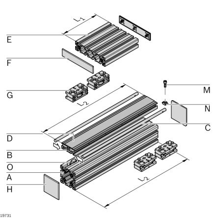 Bosch Rexroth LF12 Linearführung Lagerblock, 90mm X 45mm, Traglast 8.3kN