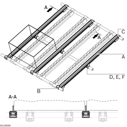 Bosch Rexroth Support De Rail Sans Arrêt, 92mm X 40mm X 27mm