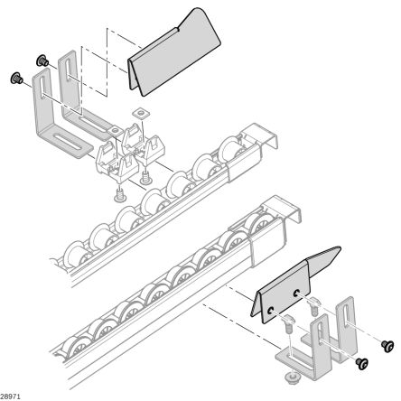 Bosch Rexroth Führungsschiene-Halterung