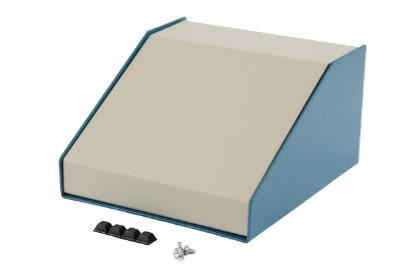 Hammond 1456 Aluminium Gehäuse Blau Außenmaß 183 X 165 X 102mm