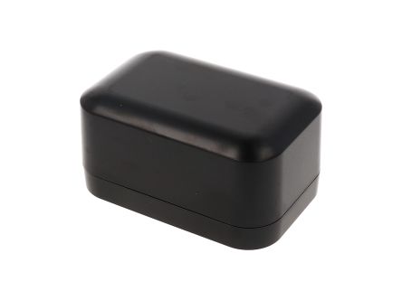 Hammond 1556 Series Black ABS, Plastic General Purpose Enclosure, IP54, Flanged, Black Lid, 80 X 120 X 60mm