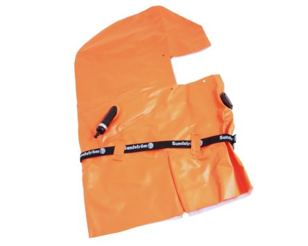 Sundstrom Cappuccio Protettivo Arancione Riutilizzabile PVC