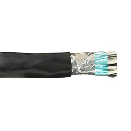Alpha Wire Cable De Par Trenzado De Par Trenzado De 2 Conductores, 4,3825 Mm2, 12, Long. 100pies Gris