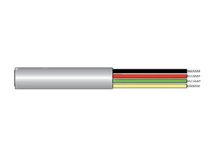 Alpha Wire Einzeladerleitung 0,14 Mm², 26 1000ft Schwarz PVC Isoliert Verdrillt Litzen