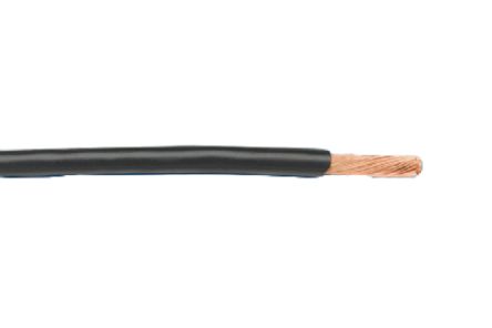 Alpha Wire Einzeladerleitung 0,155 Mm², 26 100ft Schwarz PTFE Isoliert 19 Litzen