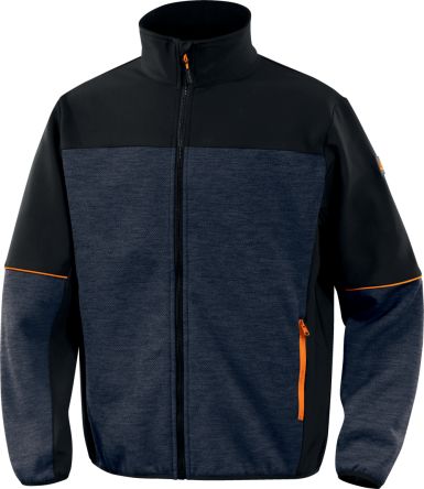 Delta Plus BEAVER2 Unisex Fleecejacke Praktisch, Weich Grau/Schwarz, Größe S