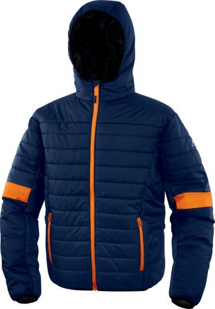 Delta Plus BLOOM Unisex Parka, Wasserdicht Marineblau/Orange, Größe L