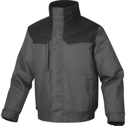 Delta Plus NORTHWOOD3 Unisex Arbeitsjacke, Wasserdicht Schwarz, Grau, Größe XXXL