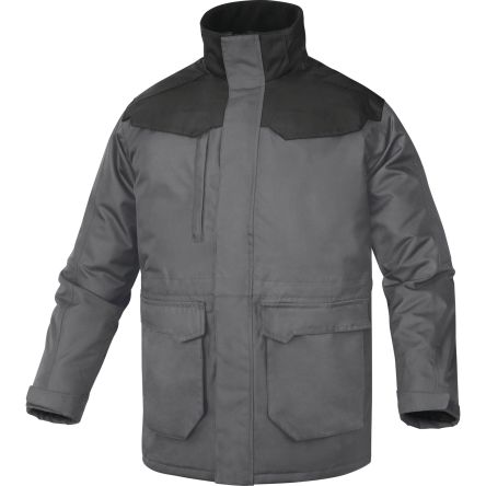 Delta Plus Parka Grigio/nero XL Traspirante, Impermeabile CARSON2