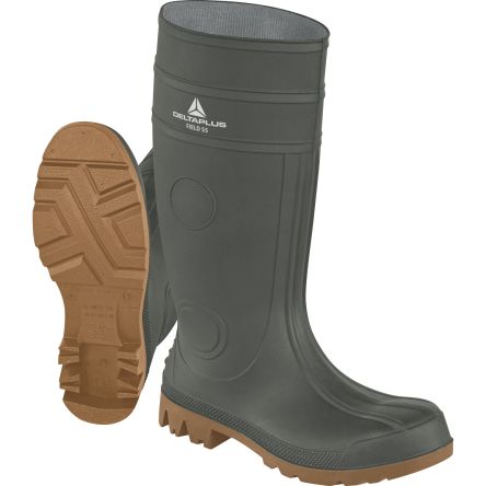 Delta Plus FIELD S5 SRA Unisex Sicherheitsstiefel Beige, Mit Edelstahl-Schutzkappe, Größe 41 / UK 7