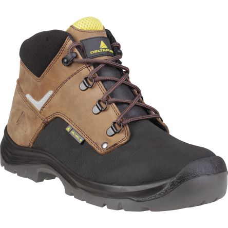 Delta Plus Botas De Seguridad, Serie GOBI S3 SRC De Color Marrón, Talla 45