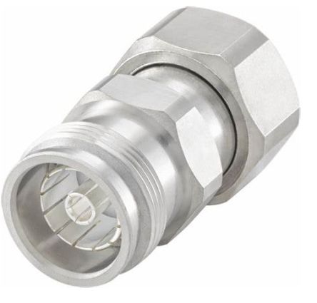 Rosenberger Adaptador Coaxial 64S102-K00B1, Macho Recto 4.3-10 A Hembra 4.3-10, 12GHz