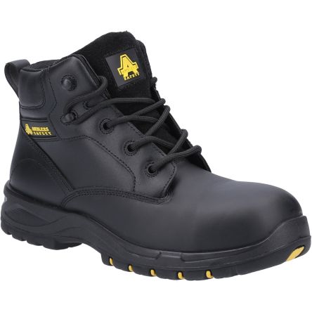 Amblers AS605C KIRA Black Fibreglass Toe Capped Womens Safety Boots, UK 8, EU 42