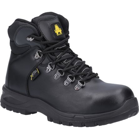 Amblers AS606 JULES Black Steel Toe Capped Womens Safety Boots, UK 6, EU 39