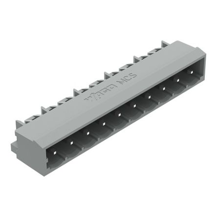 Wago Conector Macho Para PCB En Ángulo Serie 231 De 10 Vías, 1 Fila, Paso 5mm, Montaje En PCB