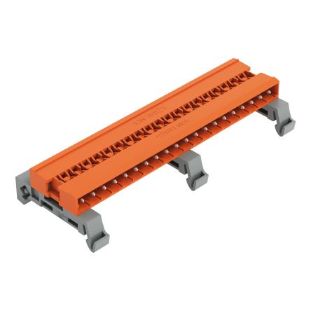 Wago 232 Steckbarer Klemmenblock Stiftleiste 20-Kontakte 5.08mm-Raster Horizontal