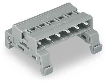 Wago 232 Steckbarer Klemmenblock Stiftleiste 6-Kontakte 7.5mm-Raster Horizontal