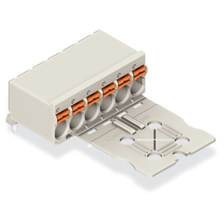 Wago 2092 Leiterplatten-Stiftleiste Gewinkelt 4-polig / 1-reihig, Raster 5mm