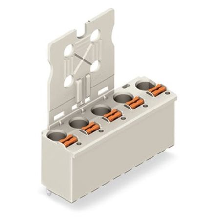 Wago 2092 Leiterplattensteckverbinder Gerade 4-polig / 1-reihig, Raster 7.5mm