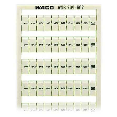 Wago 209 Marker Card