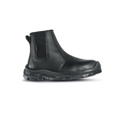 U Group Unisex Knöchel-Sicherheitsstiefel Schwarz, Mit Zehen-Schutzkappe, Größe 36 / UK 3