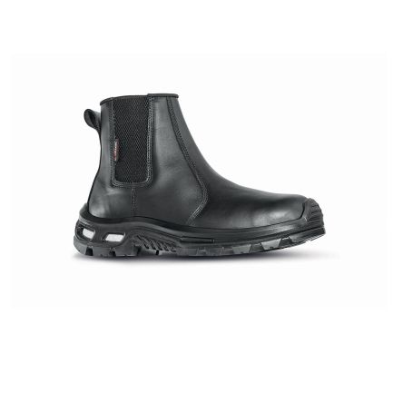 U Group Unisex Knöchel-Sicherheitsstiefel Schwarz, Mit Zehen-Schutzkappe, Größe 38 / UK 5