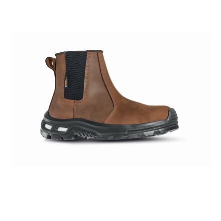 U Group Unisex Knöchel-Sicherheitsstiefel Braun, Mit Zehen-Schutzkappe, Größe 36 / UK 3