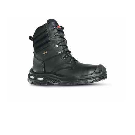 U Group Unisex Sicherheitsstiefel Schwarz, Mit Zehen-Schutzkappe, Größe 39 / UK 6