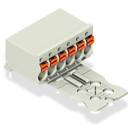 Wago Connecteur De Circuit Imprimé, 10 Contacts, 1 Rangée, 3.5mm, Enfichable, Coudé