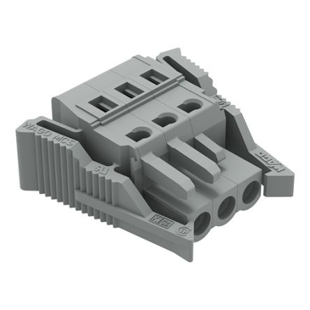 Wago Buchse 231 Leuchtensteckverbinder, Pluggable Connector, Kontakte: 3, Anz.Ausl. 3, Snap-In, 16A