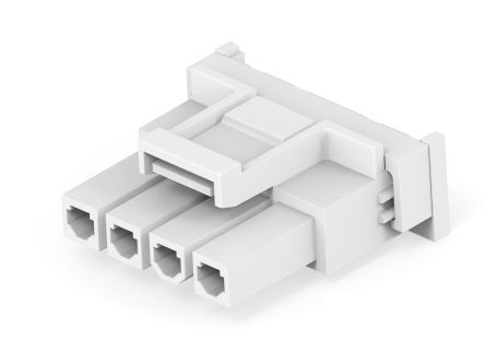 TE Connectivity VAL-U-LOK Rechteck-Steckverbinder Rechteckige Steckverbindergehäuse, Buchse 4-polig / 9A, Kabelmontage